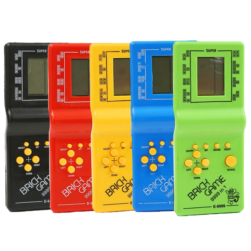 Classic Handheld Tetris Game Console for Kids