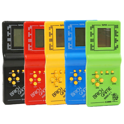 Classic Handheld Tetris Game Console for Kids