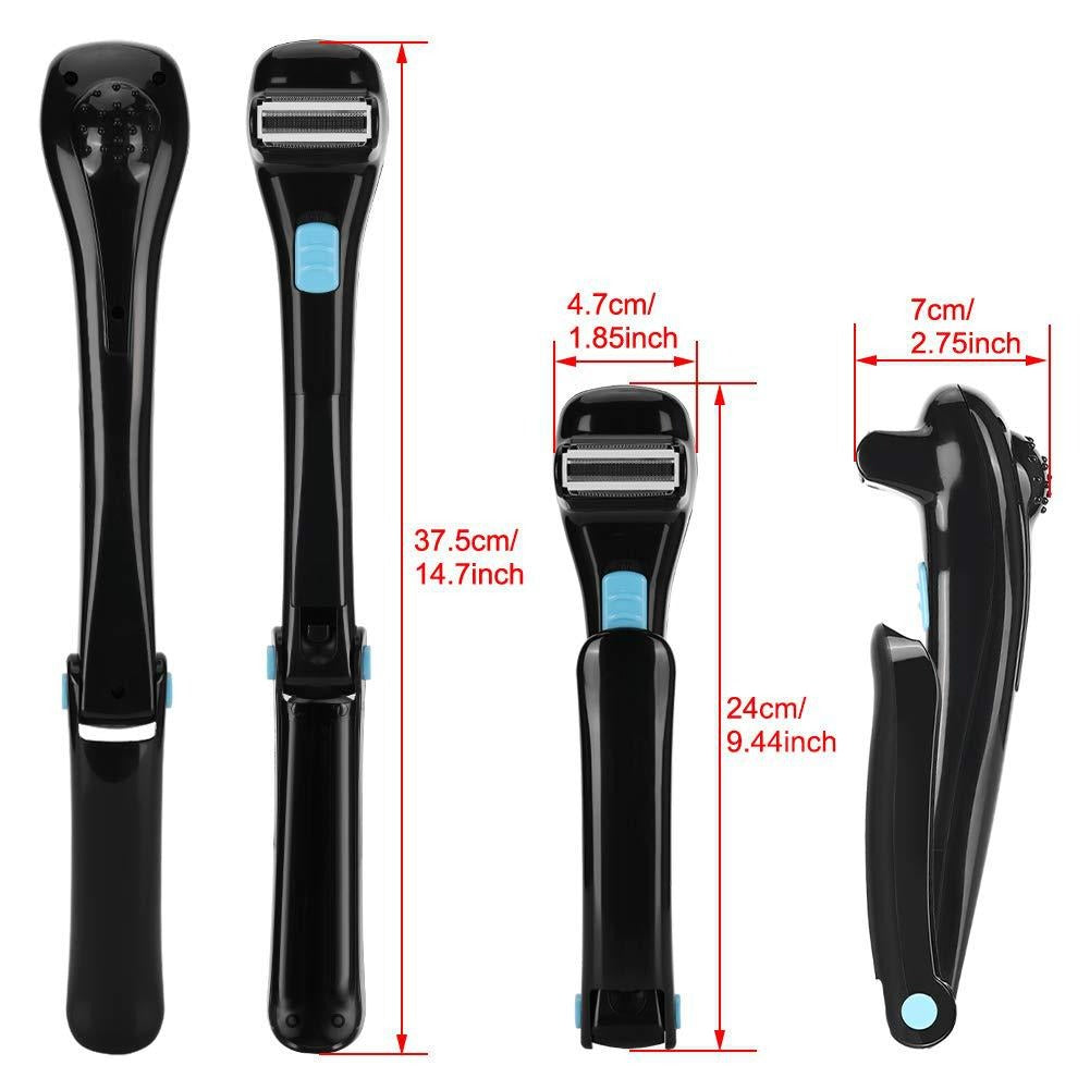 Back shaver handle foldable shaver Men's back shaver Retractable shaver - Korvel