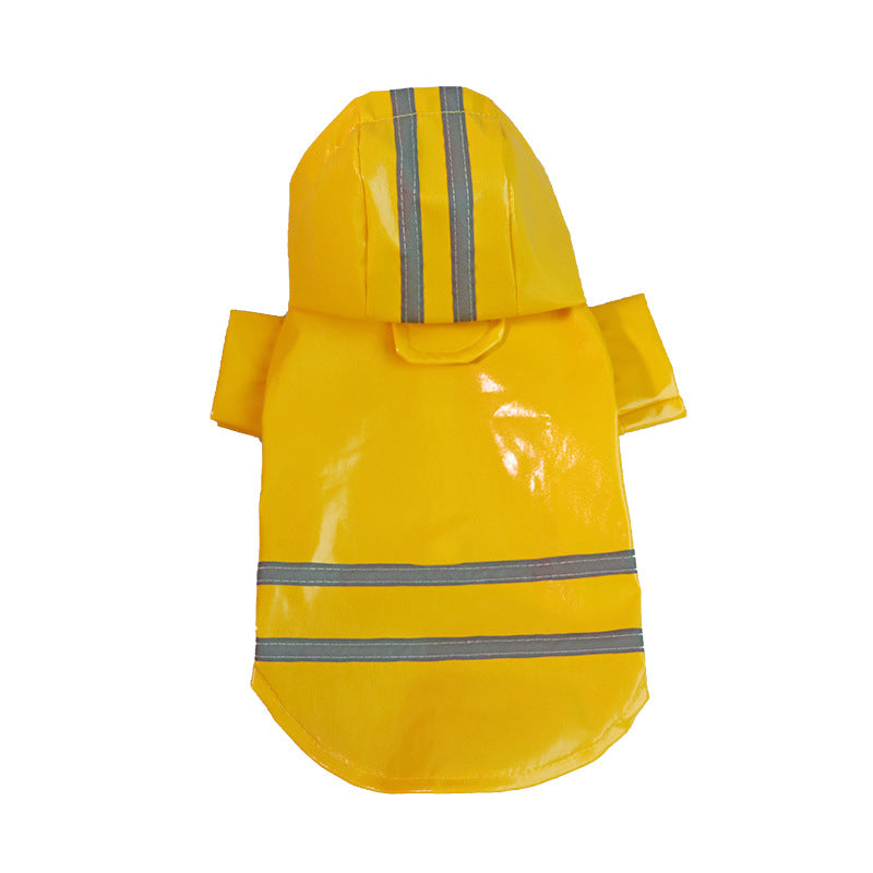 Premium Waterproof Pet Raincoat with Reflective Strips