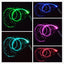 Fouet de danse à LED en fibre optique rechargeable USB - Multi-couleurs RGB