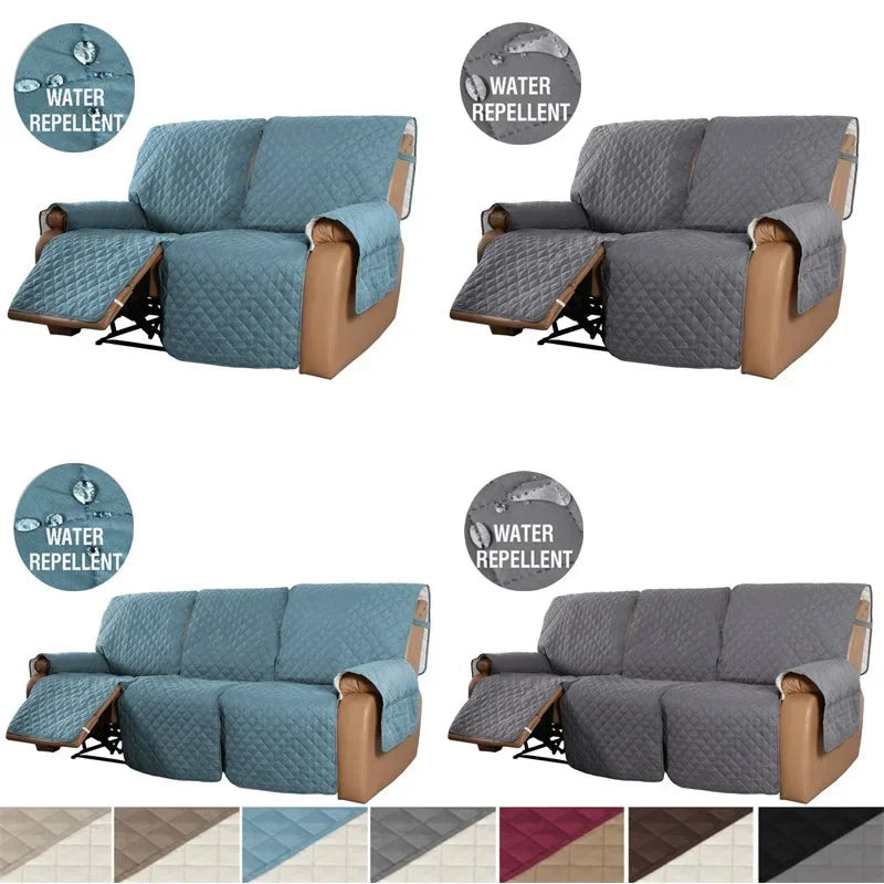 1 2 3 Seater Water Repellent Recliner Sofa Covers Pet Kid Sofa Mat Lazy Boy Armchair Cover Relax Lounger Slipcover Couch Towel - Korvel