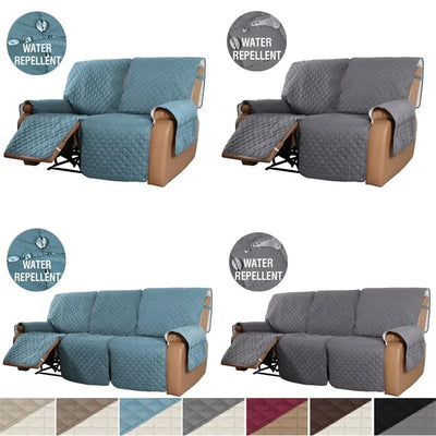 1 2 3 Seater Water Repellent Recliner Sofa Covers Pet Kid Sofa Mat Lazy Boy Armchair Cover Relax Lounger Slipcover Couch Towel - Korvel