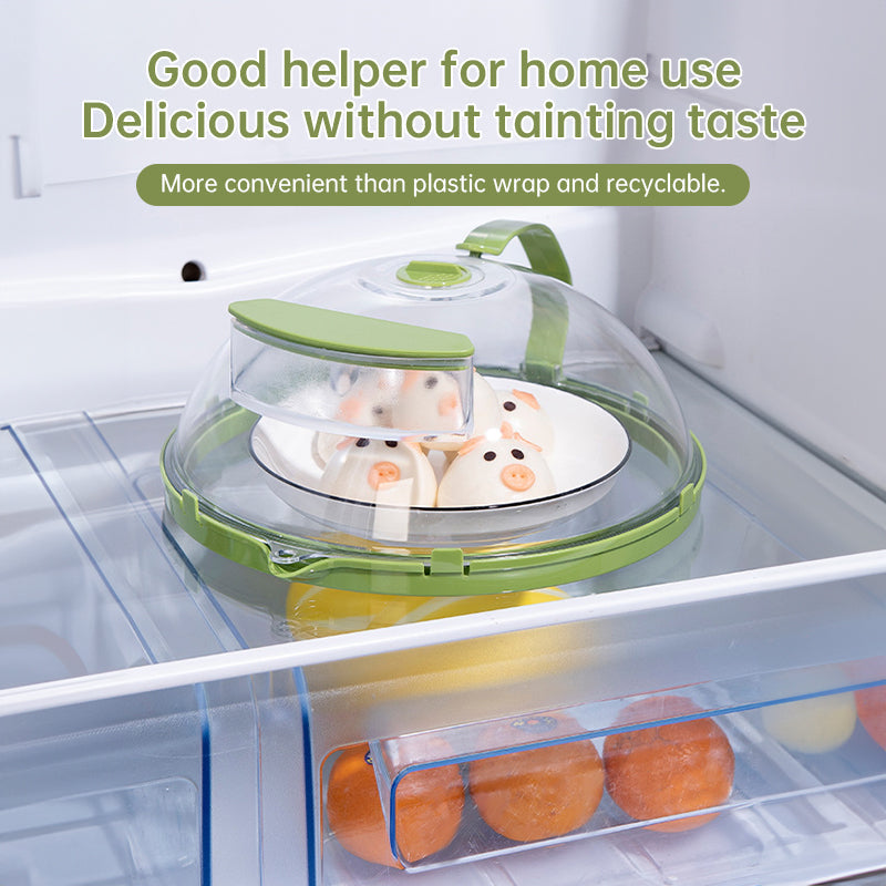Premium 10-Inch Microwave Splatter Cover with Handle