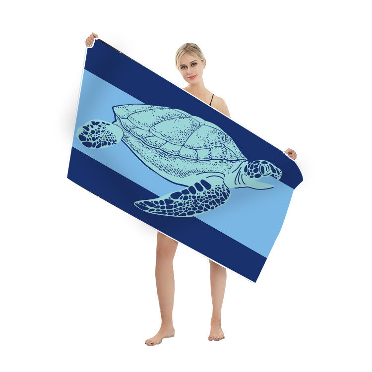 Fashion Duplex Printing Quick-Drying Beach Towel