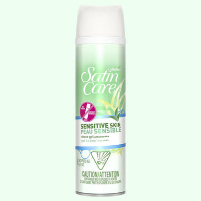 Gillette Venus Satin Care Sensitive Skin Shave Gel, 7 Oz