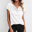Casual Solid-Color Short-Sleeve Top for Everyday Style