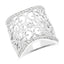 0.25 Carat Genuine White Diamond Sterling Silver Engagement Ring