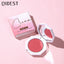 QIBEST Velvet Blush Cream - Crema de Colorete de Acabado Natural