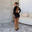 Sexy Jumpsuit  Sexy Transparent Leopard Backless Design - Korvel