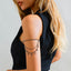 Sweet and Cool Gothic Cross Crystal Chain Multi layer Open Arm Bracelet Hand Ornament Leg Chain - Korvel