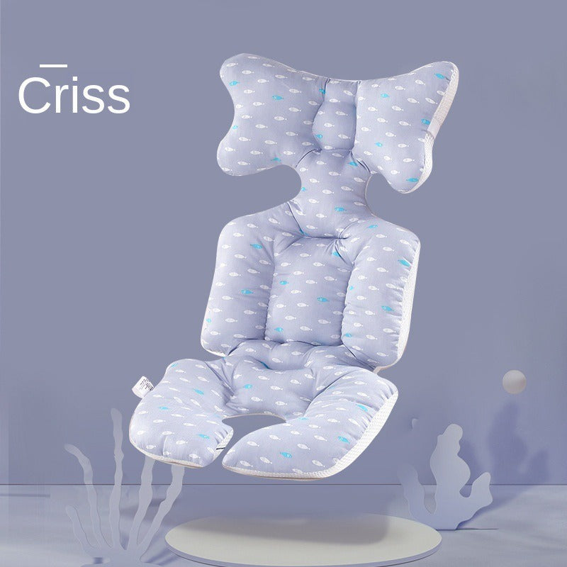 Baby Stroller Cushion, All-Season Universal Cushion, Pusher Cotton Cushion, Dining Chair, Toddler Cushion, Pure Cotton Cushion - Korvel