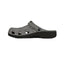 Minimalist Cat Line Art EVA Clogs – Grey Slip-Ons