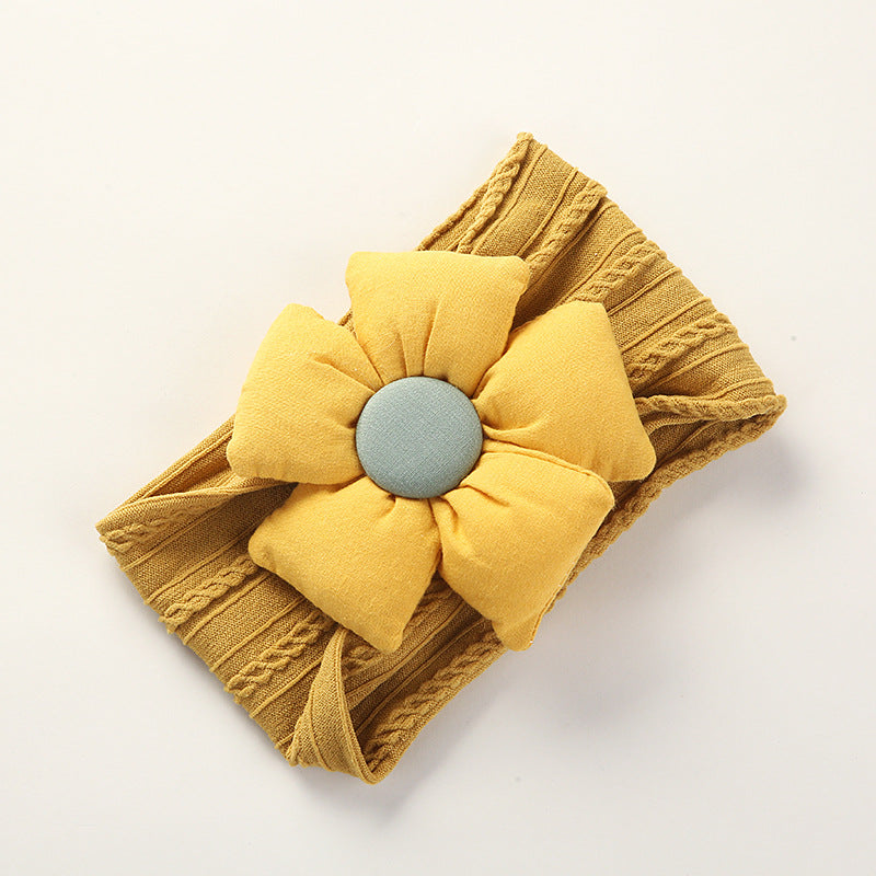 Diadema de Flores de Nylon Jacquard para Niños