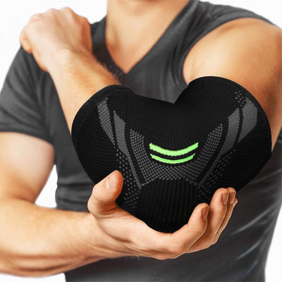 1 PCS Elbow Brace Compression Support Elbow Sleeve Pad  for Tendonitis Tennis Basketball Volleyball Elbow Protector Reduce Pain - Korvel