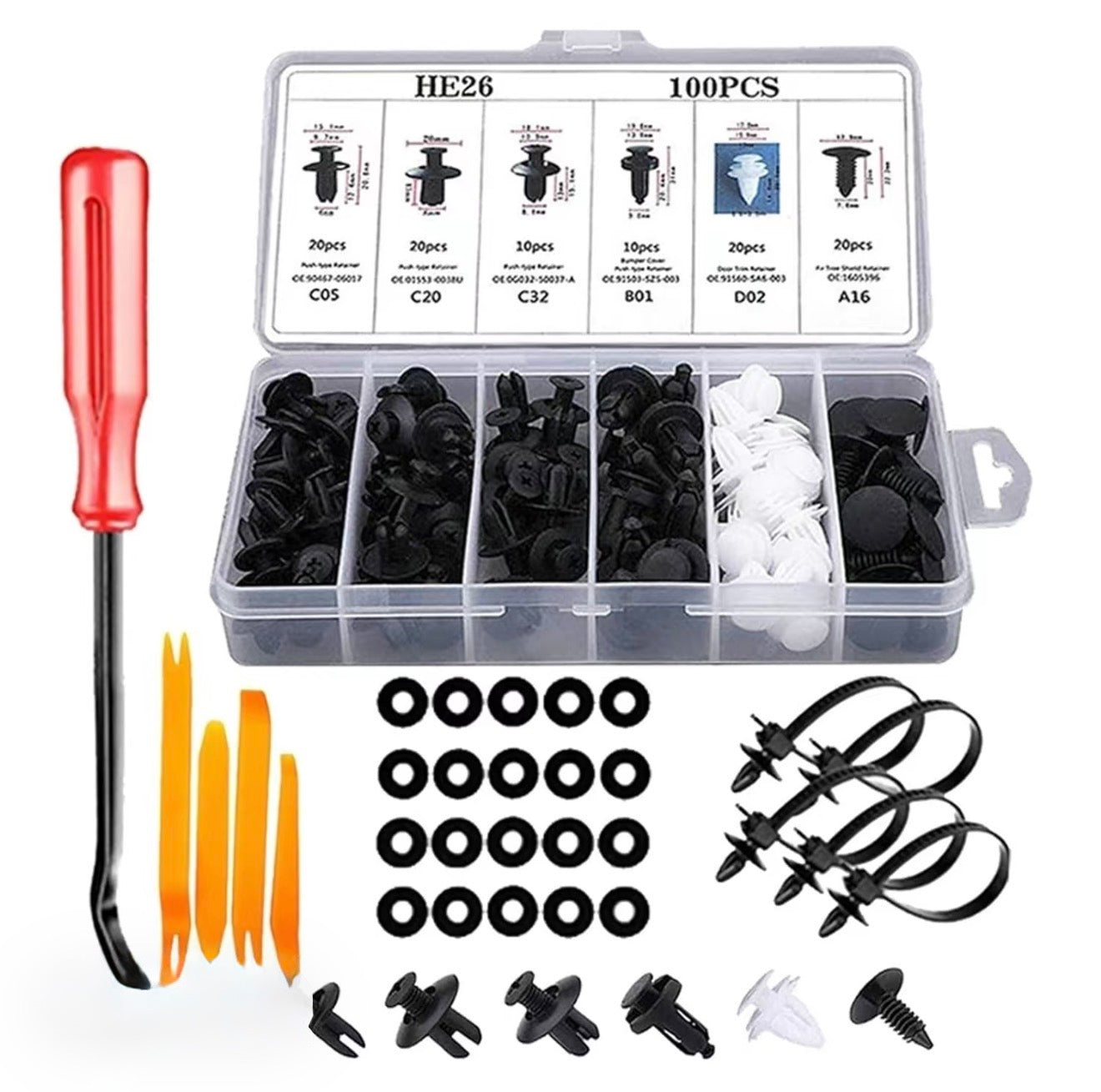 SnapFix Car Clip Kit for Secure Automotive Fastening