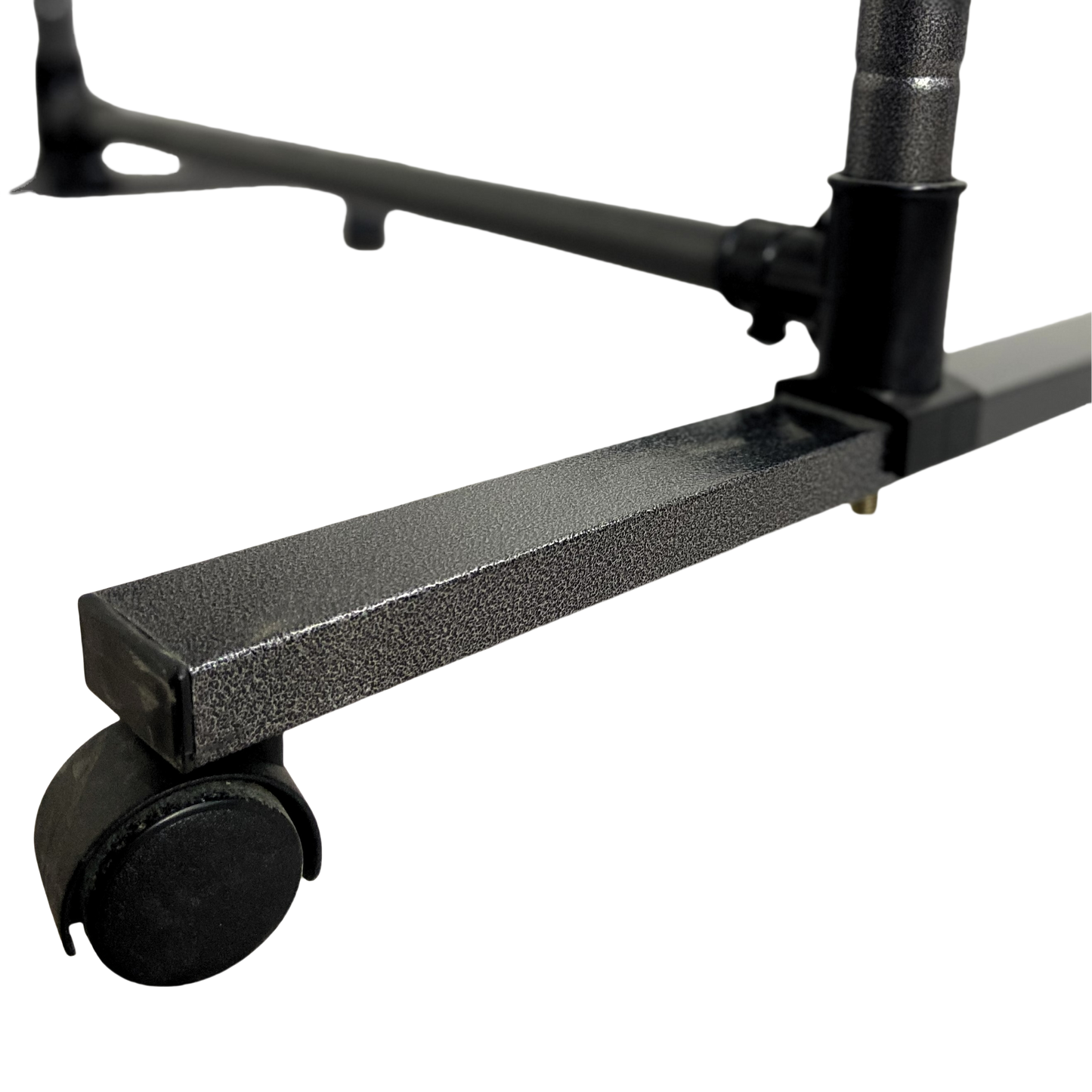 Heavy-Duty Rolling Clothes Hanger with Wheels - Black