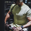 Camiseta de manga corta transpirable para hombres en tallas grandes