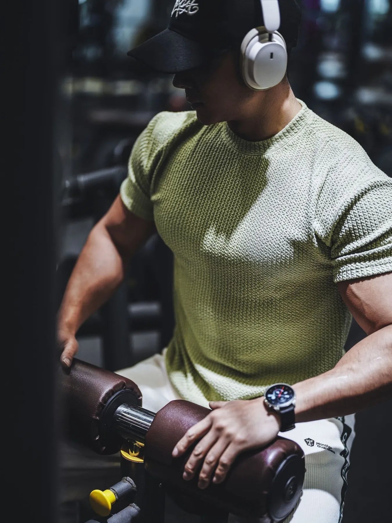 Camiseta de manga corta transpirable para hombres en tallas grandes