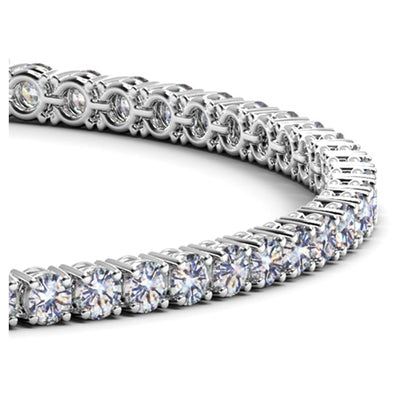 Lab Grown Diamond Tennis Bracelet in 14k White Gold