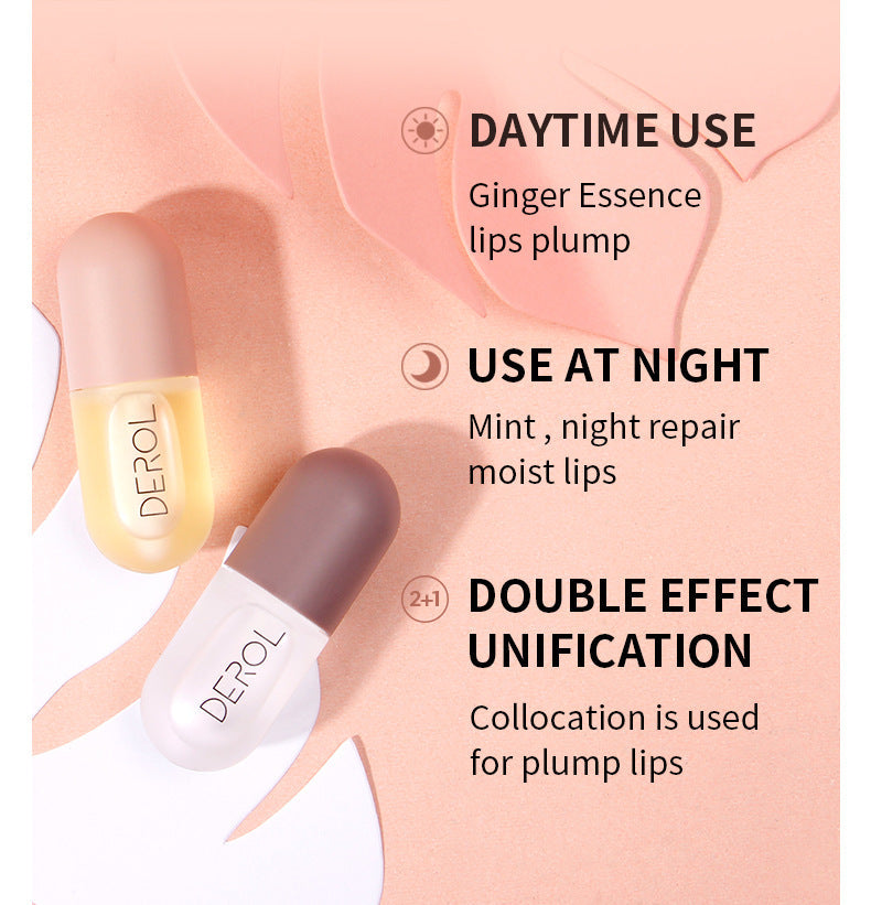 DEROL Ginger Mint Lip Plumper Cross-Border Increase Moisturizing Moisturizing Lip Set Box Lip Plumper - Korvel