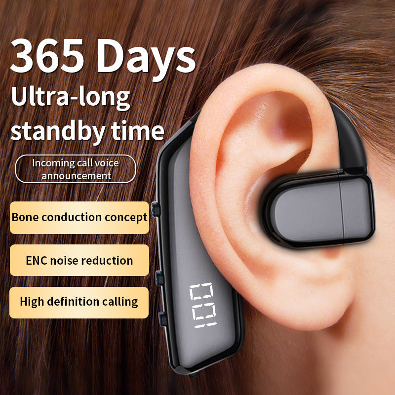 OWS air conduction hanging ear wireless Bluetooth earphones with low latency and long battery life ENC noise cancelling business earphones - Korvel