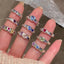 Anillo de Diamante de Circonita de Color Dopamina Love para Mujeres