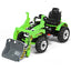 12V Battery Powered Kids Ride-On Dumper Truck - Green
