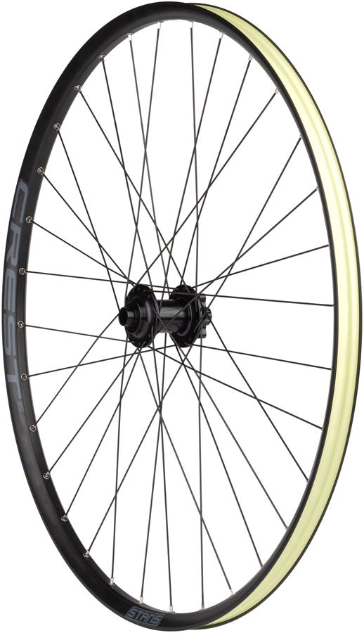 Stan's Crest S2 Front Wheel - 29" 15 x 100mm 6-Bolt Black