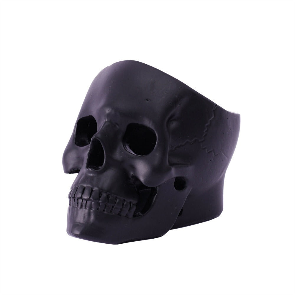 Hollow skull candle holder desktop storage ornament - Korvel