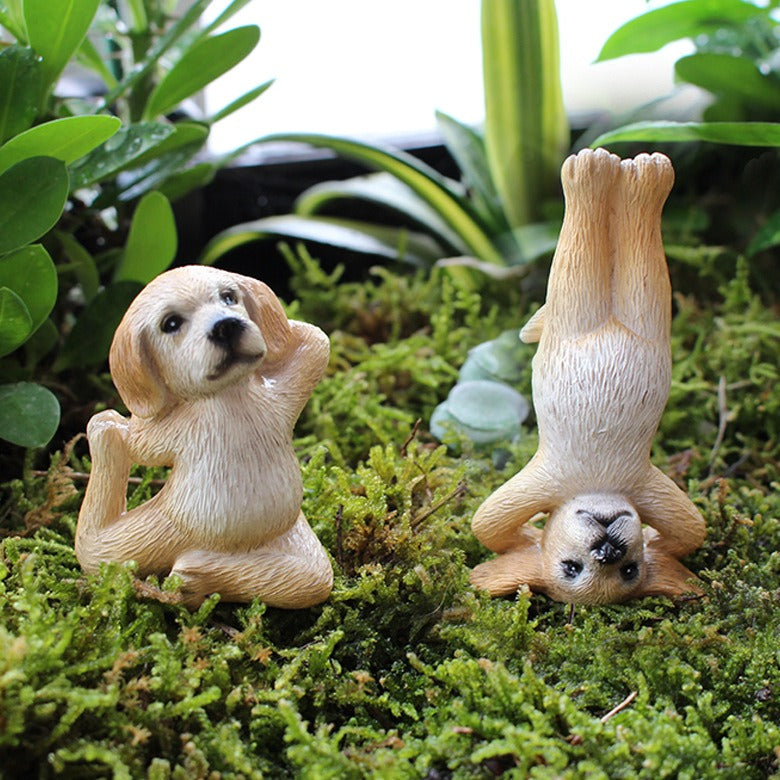 Mini Puppy Plugin Garden Bonsai Ornament