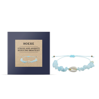 Aquamarine Crystal Fragment Bracelet - Fresh Sea Blue Elegance
