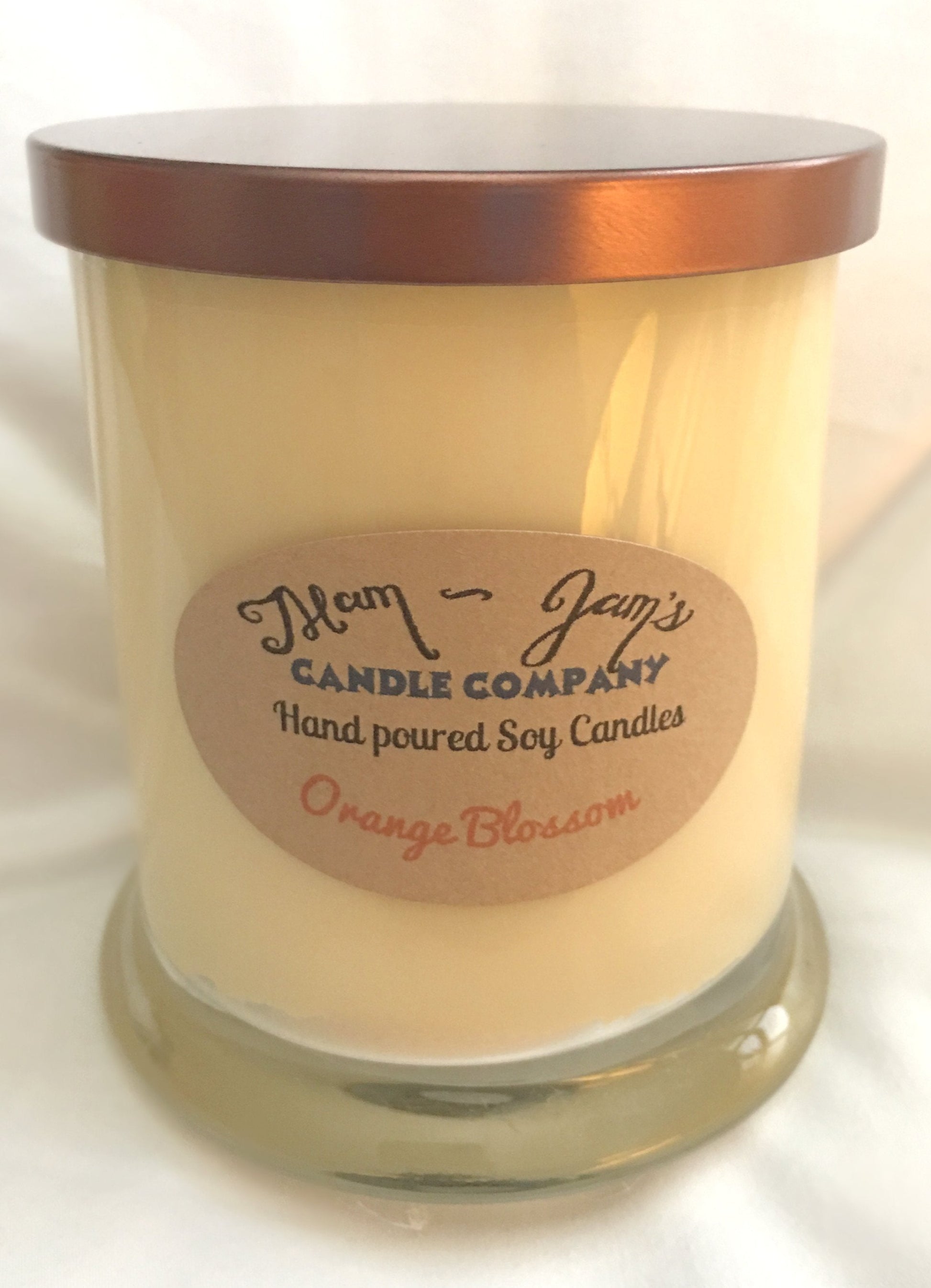 Orange Blossom Soy Candle – Fresh & Floral Scent | Mam Jam’s - Korvel