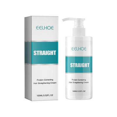 Protein Correcting Hair Straightening Cream, Smoothing And Repairing Damaged Hair Smoothing Cream Without Straightening - Korvel
