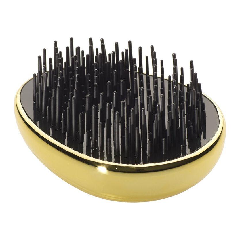 Brosse à cheveux détanglante Kent Pebble Gold avec massage du cuir chevelu