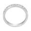 Bague en or blanc 14K avec diamants de 1/2 cttw - Taille 7