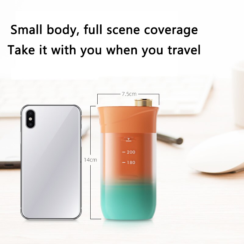 Portable Oral Flusher Mini Water Toothpick Teeth Cleaner Dental Flusher Oral Teeth Cleaner Water Pulse Large-Volume 200ml - Korvel
