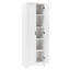 Storage Cabinet with Two Doors for Bathroom, Office, Adjustable Shelf, MDF Board, White - Korvel