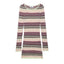 Robe tricotée ajustée élégante à manches longues pour femmes