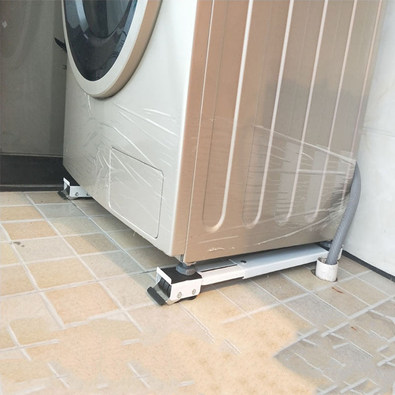 Universal Refrigerator Drum Washing Machine Base Rubber Wheel Non-Slip Base Low All-Metal Anti-Rust Bracket - Korvel