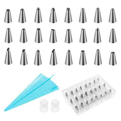 24-Piece Premium Cake Decorating Supplies Kit