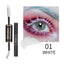 Fit Colors Double-Head Color Mascara Thick Curling Waterproof Not Smudged Multi-White Eyebrow Mascara - Korvel