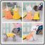 Stylish Striped Patchwork Skirt for Pets
