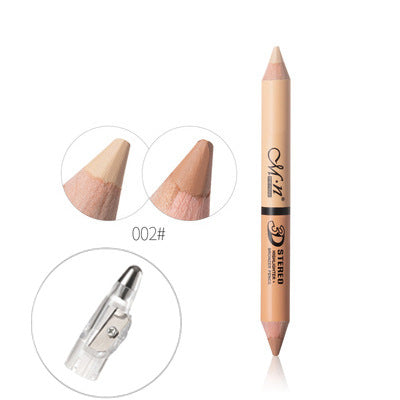 Meinuo New One-Stroke Dual-Use Double-Headed Shading Pen High-Gloss Pen Wood Can Be Sharpened - Korvel