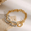 18K Gold-Plated Stainless Steel Chain Bracelet - Korvel