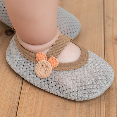 New Baby Floor Socks Baby Shoes Socks Indoor Shoes Dispensing Non-Slip Soft Bottom Mesh - Korvel