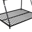 Metal Twin over Full Bunk Bed/ Heavy-duty Sturdy Metal/ Noise Reduced/ Safety Guardrail/ CPC Certified/ No Box Spring Needed - Korvel