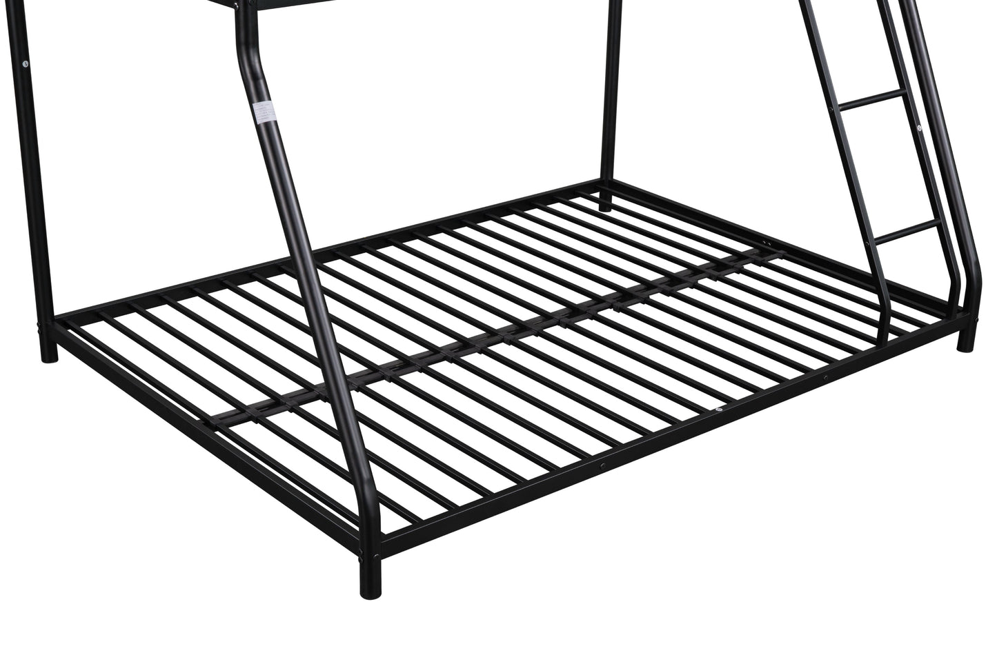 Metal Twin over Full Bunk Bed/ Heavy-duty Sturdy Metal/ Noise Reduced/ Safety Guardrail/ CPC Certified/ No Box Spring Needed - Korvel