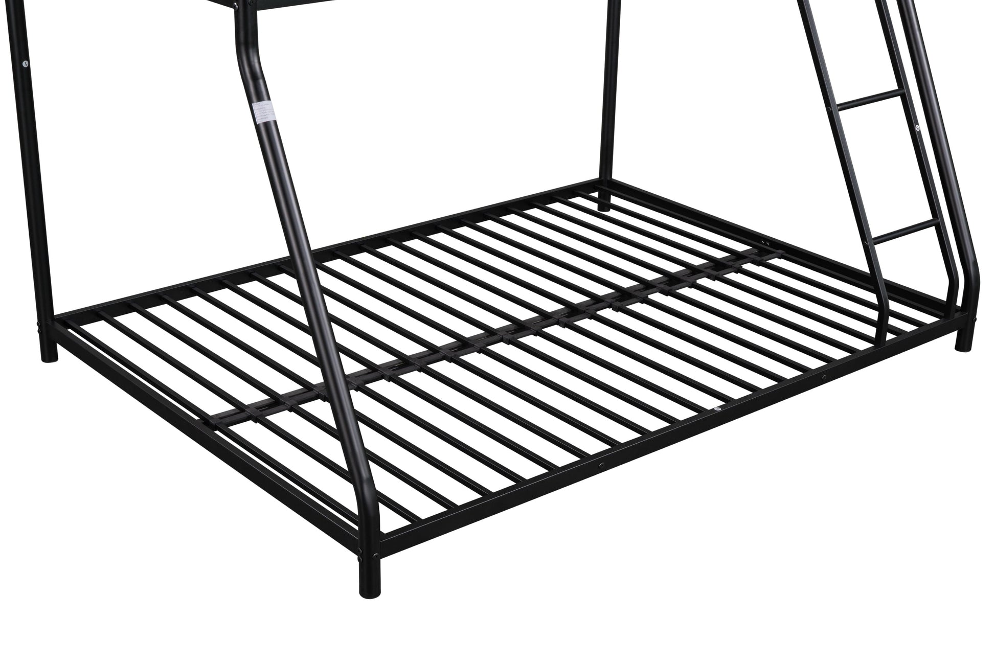 Metal Twin over Full Bunk Bed/ Heavy-duty Sturdy Metal/ Noise Reduced/ Safety Guardrail/ CPC Certified/ No Box Spring Needed - Korvel