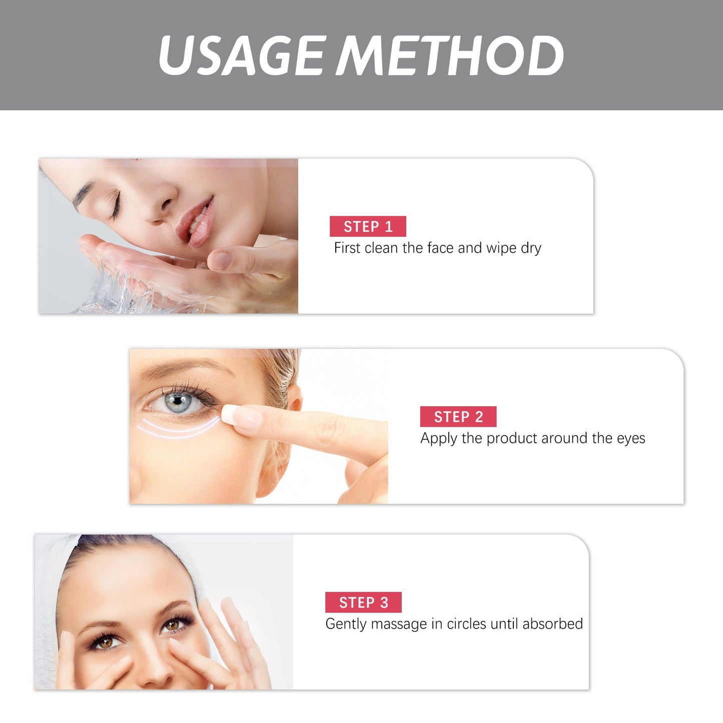 Retinol Eye Cream, Eye Skin Moisturizing Treatment Fade Fine Lines Dark Circles Elastic Firming Eye Cream - Korvel